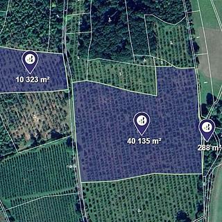 Prodej zemědělské půdy 6 343 m² Liběšice Horní Nezly