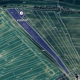 Prodej zemědělské půdy 4 039 m² Hýsly