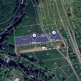 Prodej zahrady 2 471 m² Doubravník