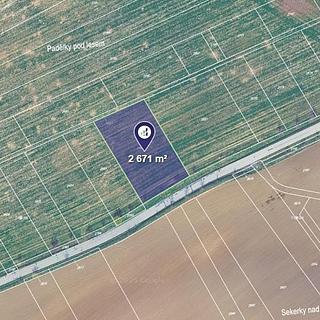 Prodej zemědělské půdy 2 671 m² Habrovany
