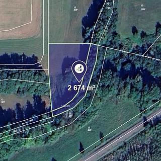 Prodej louky 2 674 m² Lanžov