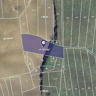 Prodej zemědělské půdy 4 701 m² Biskupice