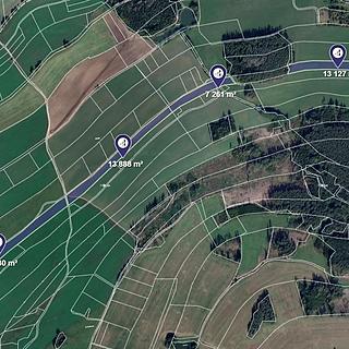 Prodej zemědělské půdy 54715 m&sup2; Horní Radouň