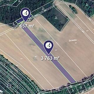 Prodej zemědělské půdy 2210 m² Moravský Krumlov