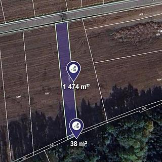 Prodej zemědělské půdy 1 512 m² Nové Město nad Metují