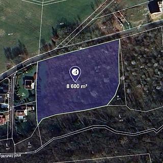 Prodej stavební parcely 8600 m&sup2; Děčín
