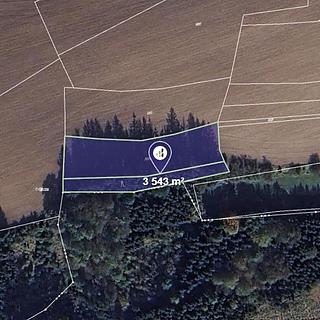 Prodej zemědělské půdy 3 543 m² Zbizuby