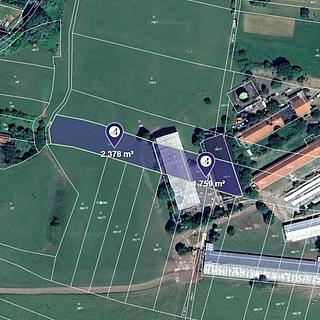 Prodej komerčního pozemku 2 586 m² Podolí