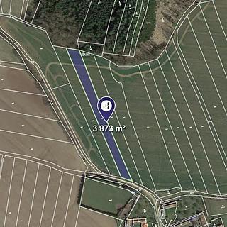Prodej zemědělské půdy 3 873 m² Mladá Vožice