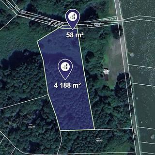 Prodej vodní plochy 4 246 m² Choryně