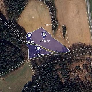 Prodej zemědělské půdy 17403 m&sup2; Velké Opatovice