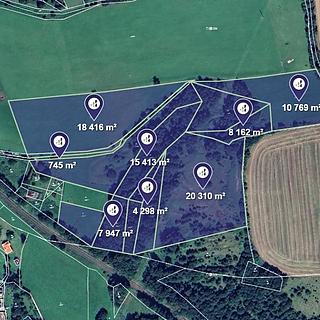 Prodej louky 86 060 m² Chotyně