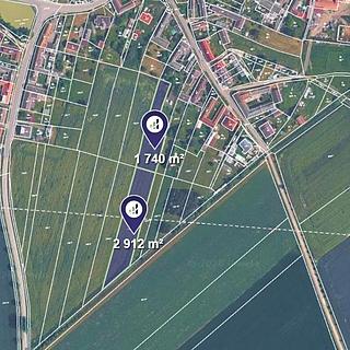 Prodej zemědělské půdy 58319 m&sup2; Borkovice