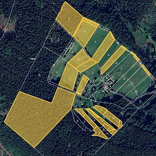 Prodej lesa 9 672 m² Horní Lomná