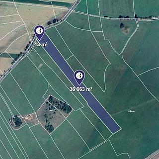 Prodej zemědělské půdy 36 676 m² Toužim Kojšovice