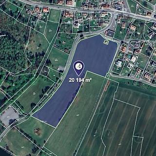 Prodej zemědělské půdy 20 194 m² Osečná Lázně Kundratice