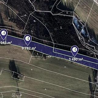 Prodej lesa 14 315 m² Kunžak