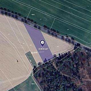 Prodej zemědělské půdy 3 874 m² Lipová Seč