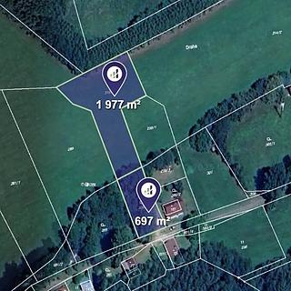 Prodej zemědělské půdy 1 708 m² Dlažov