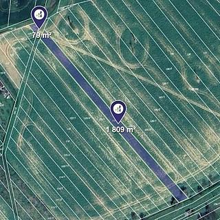 Prodej zemědělské půdy 1888 m&sup2; Hýsly