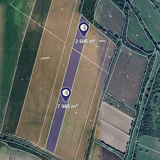 Prodej zemědělské půdy 10 594 m² Vysoká