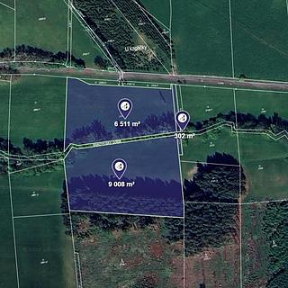 Prodej louky 15821 m&sup2; Čistá u Horek