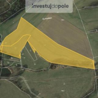 Prodej zemědělské půdy 3 861 m² Hrazany Klisinec