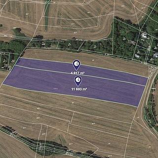 Prodej zemědělské půdy 8305 m&sup2; Dolní Bousov