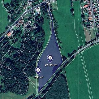 Prodej louky 23 221 m² Česká Kamenice Dolní Kamenice