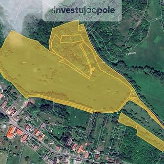 Prodej zemědělské půdy 61083 m² Třebenice