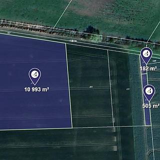 Prodej zemědělské půdy 1 632 m² Vrdy