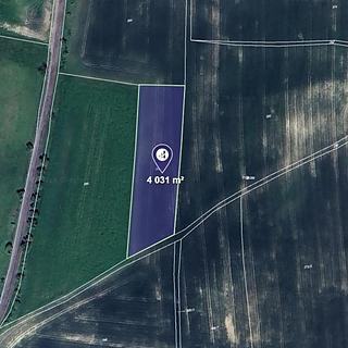 Prodej zemědělské půdy 4 031 m² Vlastislav
