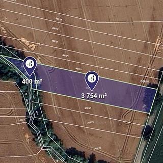 Prodej zemědělské půdy 4 154 m² Zámrsky