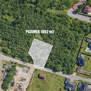 Prodej stavební parcely 1092 m&sup2; Praha