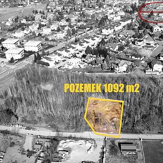 Prodej stavební parcely 1092 m² Praha