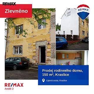 Prodej rodinného domu 150 m&sup2; Kraslice