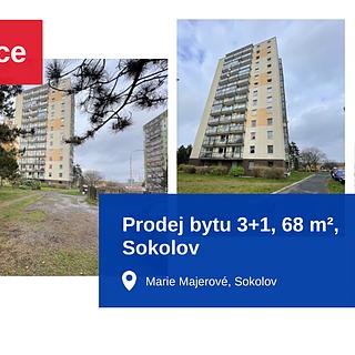 Prodej bytu 3+1 68 m² Sokolov, Marie Majerové