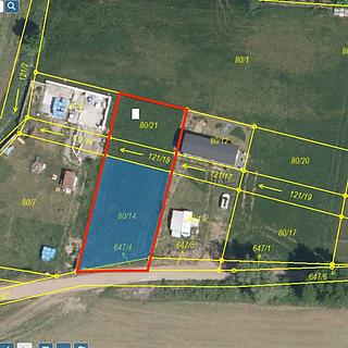 Prodej stavební parcely 824 m² Staré Hradiště Brozany