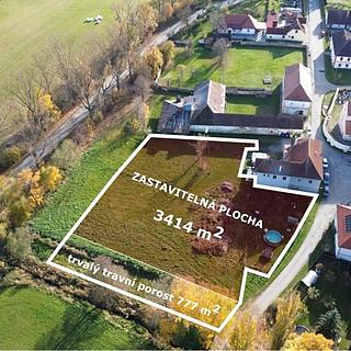 Prodej stavební parcely 4191 m&sup2; Strýčice