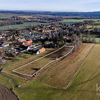 Prodej stavební parcely 4638 m² Třebějice