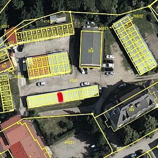 Pronájem garáže 17 m&sup2; Velešín