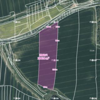 Prodej zemědělské půdy 28 424 m² Dobřany