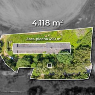 Prodej komerčního pozemku 4118 m² Častrov