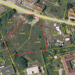 Prodej stavební parcely 1 778 m² Trhové Sviny, Rejta