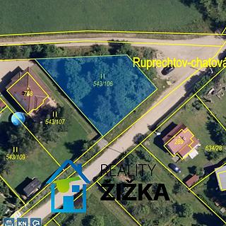 Prodej stavební parcely 630 m&sup2; Ruprechtov