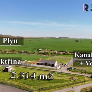 Prodej stavební parcely 2 314 m² Kryry, U Školky