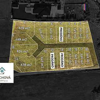 Prodej stavební parcely 648 m² Žatec, Chomutovská