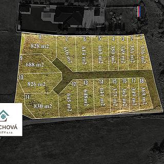 Prodej stavební parcely 648 m² Žatec, Chomutovská