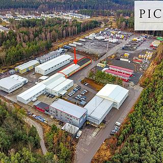 Pronájem skladu 745 m&sup2; Plzeň