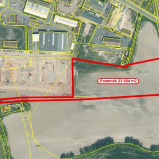 Prodej komerčního pozemku 23 654 m² Bor